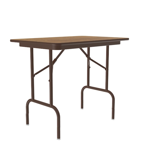CF Melamine Folding Tables  - Table Height24x36 Medium Oak